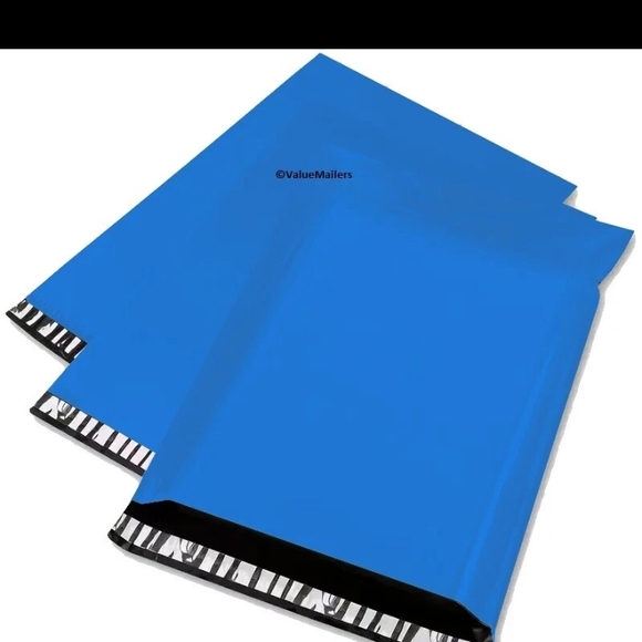 20 Red and Blue Poly Mailers for Office Shipping Supplies - Picture 4 of 4